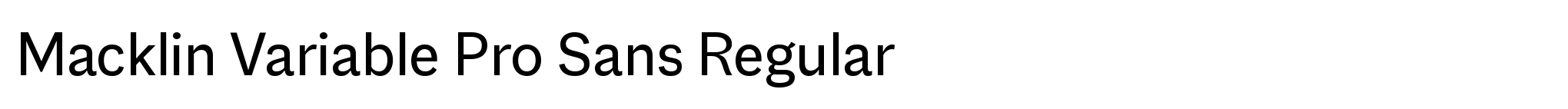 Macklin Variable Pro Sans Regular image